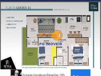 Apartamento à venda com 2 quartos, 41m² - Foto 3