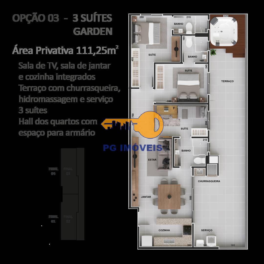 Apartamento à venda com 2 quartos, 67m² - Foto 8