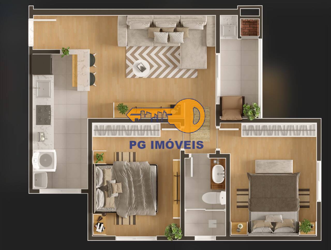 Apartamento à venda com 2 quartos, 51m² - Foto 22