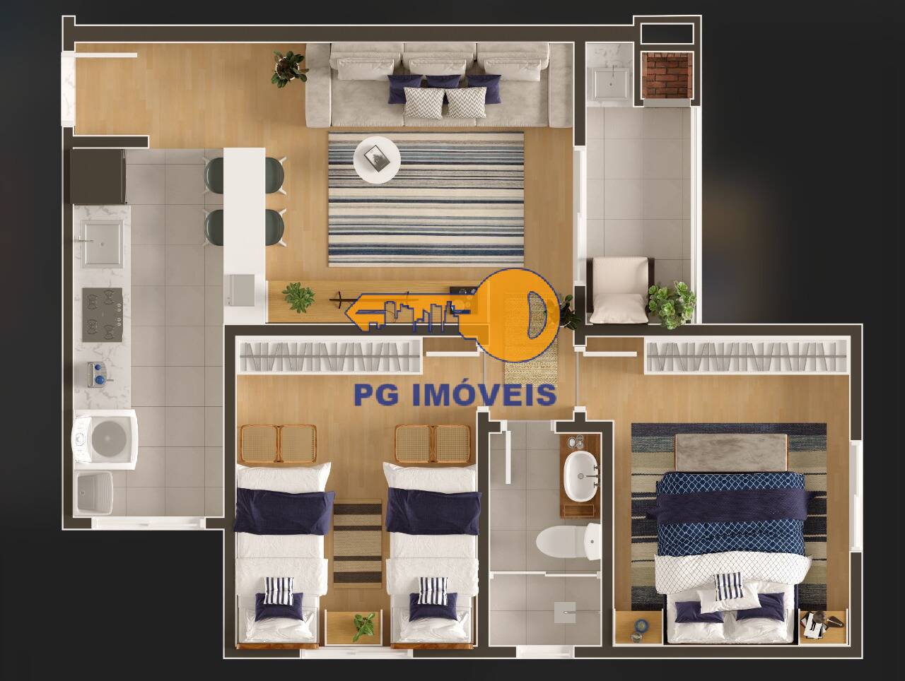 Apartamento à venda com 2 quartos, 51m² - Foto 20