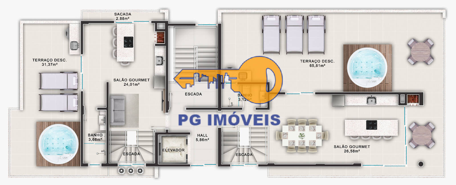 Apartamento à venda com 2 quartos, 74m² - Foto 18