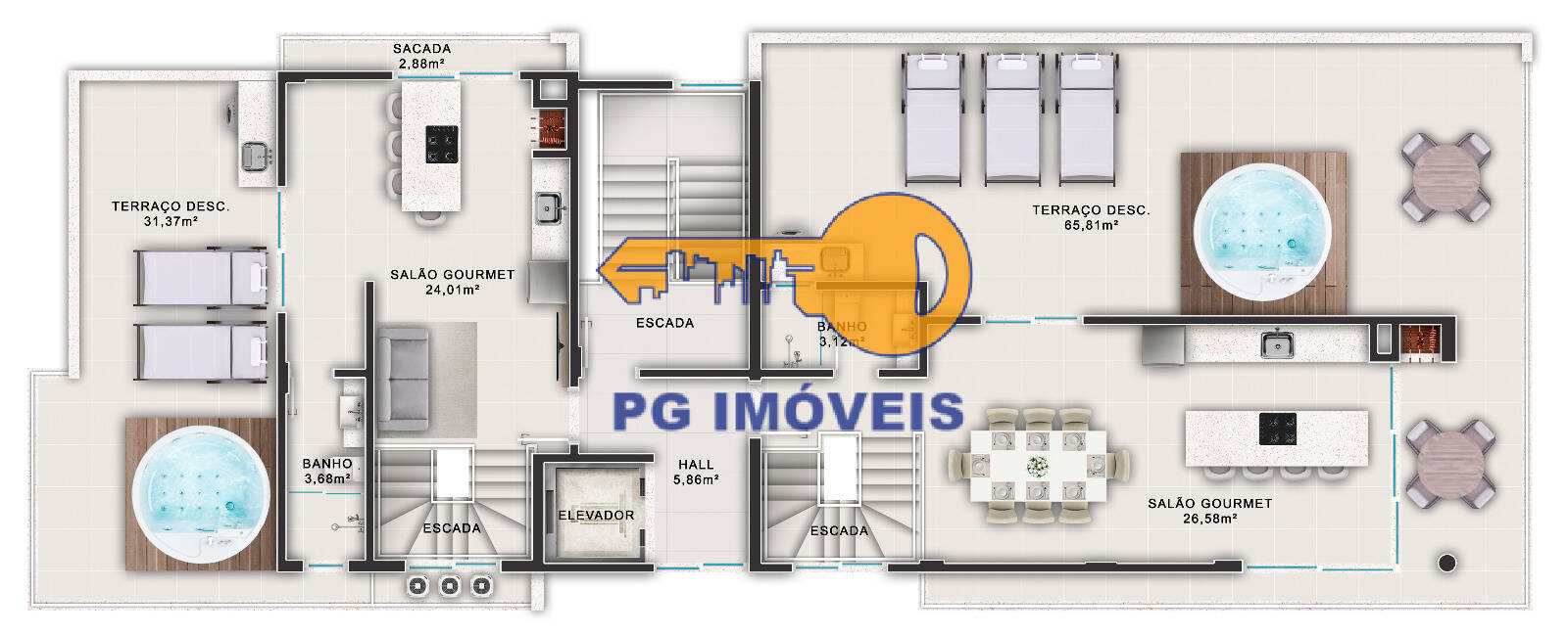 Apartamento à venda com 2 quartos, 74m² - Foto 22